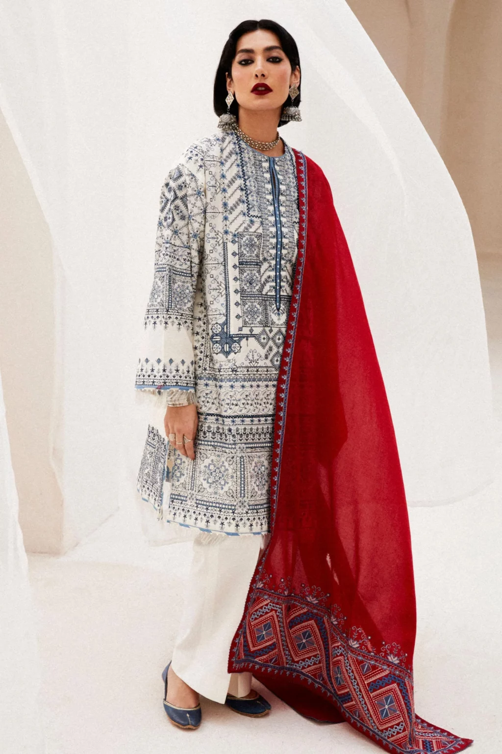 Zara Shahjahan Luxury Lawn 2024 | 2A