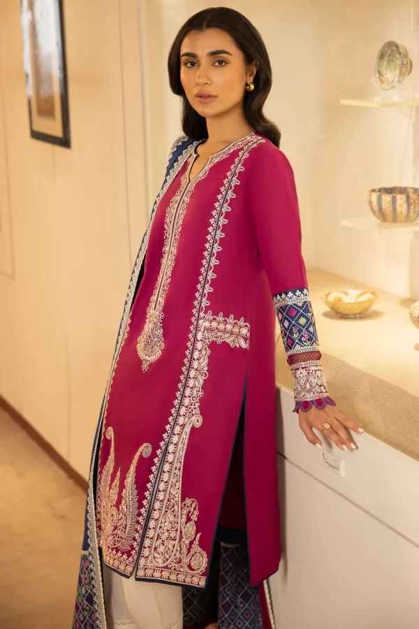 Elevate your wardrobe with Pakistani unstitched lawn suits, including embroidered lawn panels, satin sleeve borders, and voile dupatta for stylish outfits.