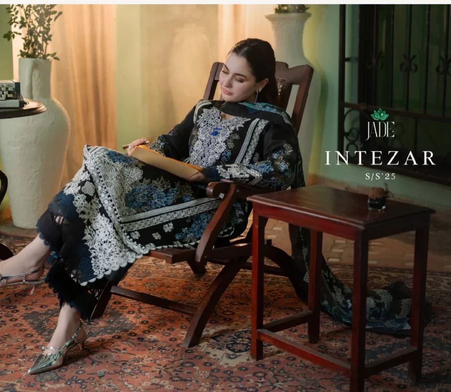 Jade Ombre X Hania Aamir Lawn 2025 - Image 4