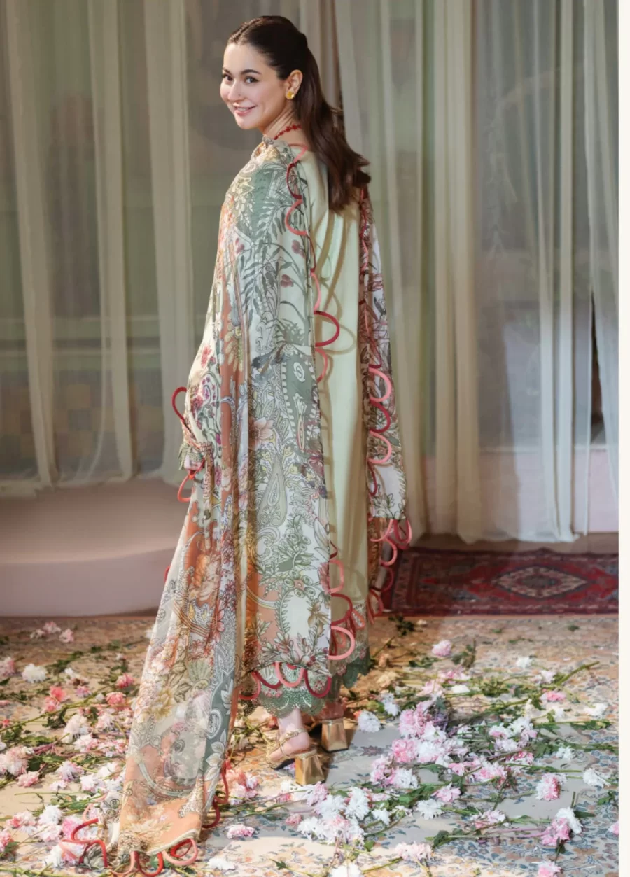 Jade Ombre X Hania Aamir Lawn 2025 - Image 2