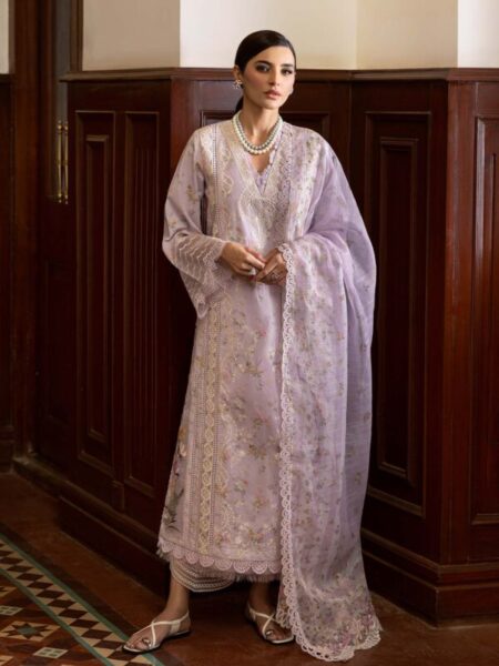 Saira Shakira Bloom Unstitched Lawn’25 || Sweet Opel 8-S