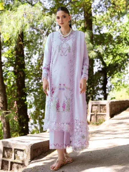 Saira Shakira Bloom Unstitched Lawn’25 || Faye 7-A