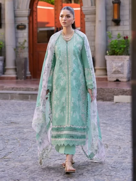 Saira Shakira Bloom Unstitched Lawn’25 || Chloe 3-B