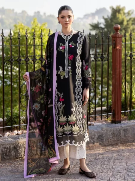 Saira Shakira Bloom Unstitched Lawn’25 || Sauvage 6-B
