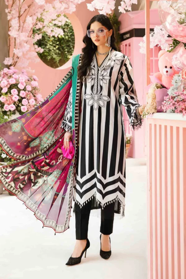 MARIA B M.Prints Eid Collection 2025 | MPT-2609-B (Copy) - Image 4