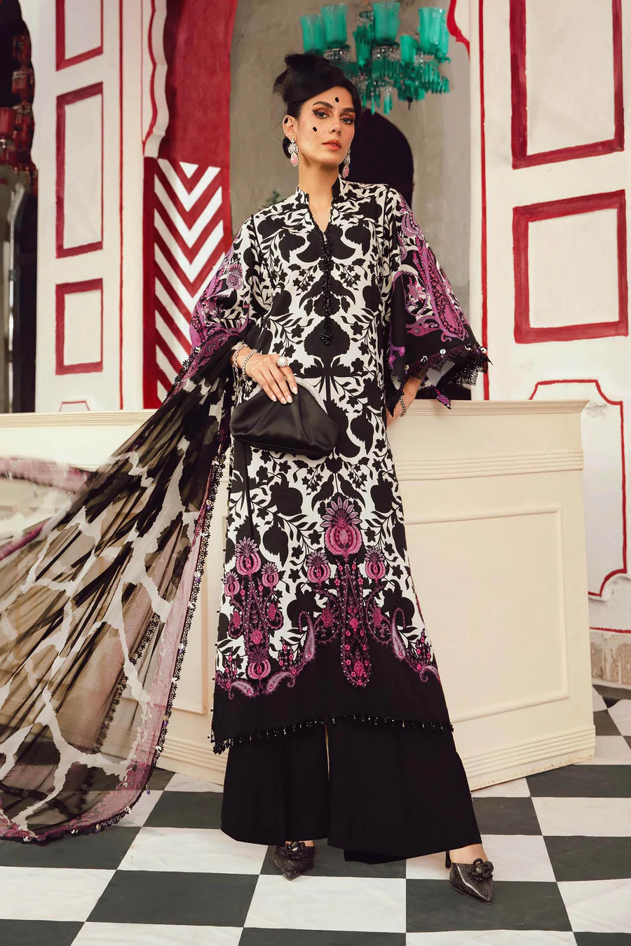 MARIA B Mprints Fall Winter Collection 2025 | MPT-2704-B - Image 3