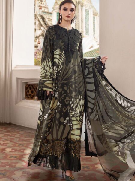 MARIA B Mprints 2025 | Winter Collection | MPT-2809-A