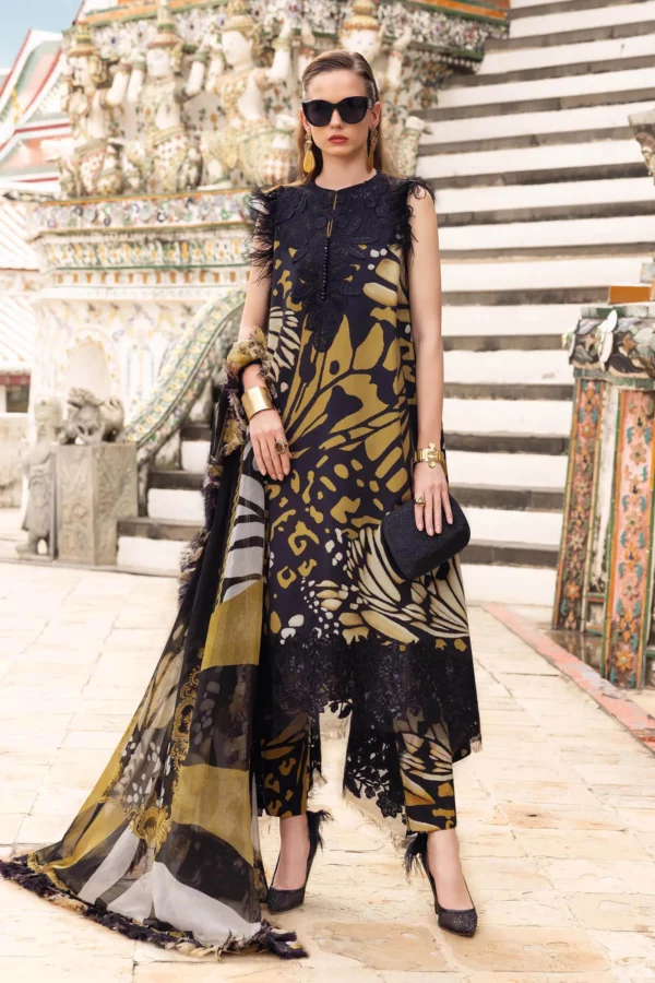 MARIA B Mprints 2025 | Winter Collection | MPT-2809-B - Image 3