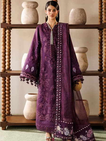 EMBROIDERED LAWN EL26-D02