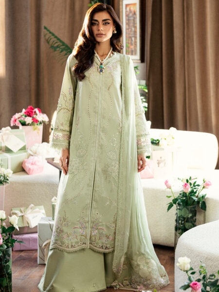 Qalamkar Eid Collection Chikankari Unstitched Lawn | CS-04