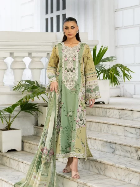 Signature Embroidered Lawn with Chiffon Collection Vol II ’26 by Elaf || ESG-1A ELARA