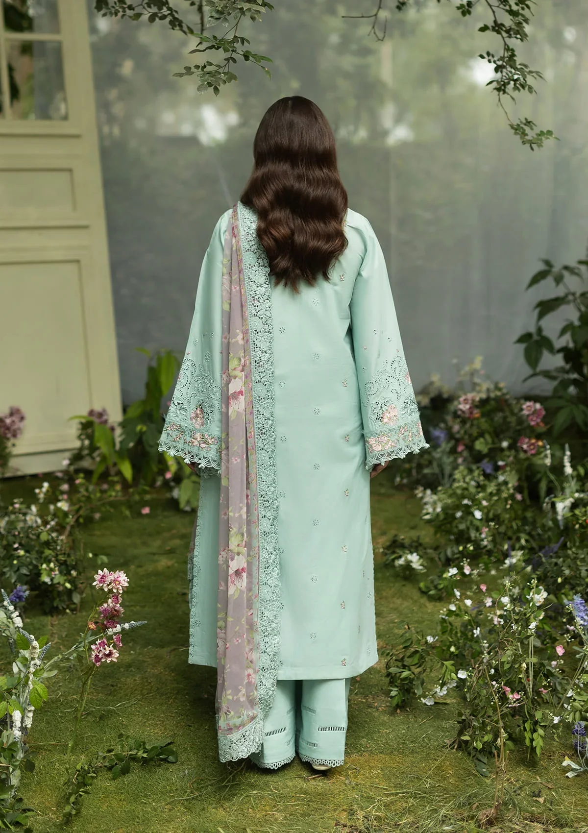 Elaf Luxury Lawn Vol 2 | 2026 || ELQ-6B MINT STORY - Image 2