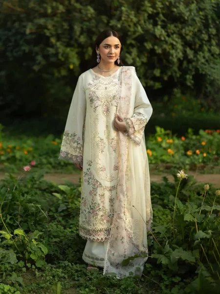 Elaf Luxury Lawn Vol 2 | 2026 || ELQ-7B SWEET TALK