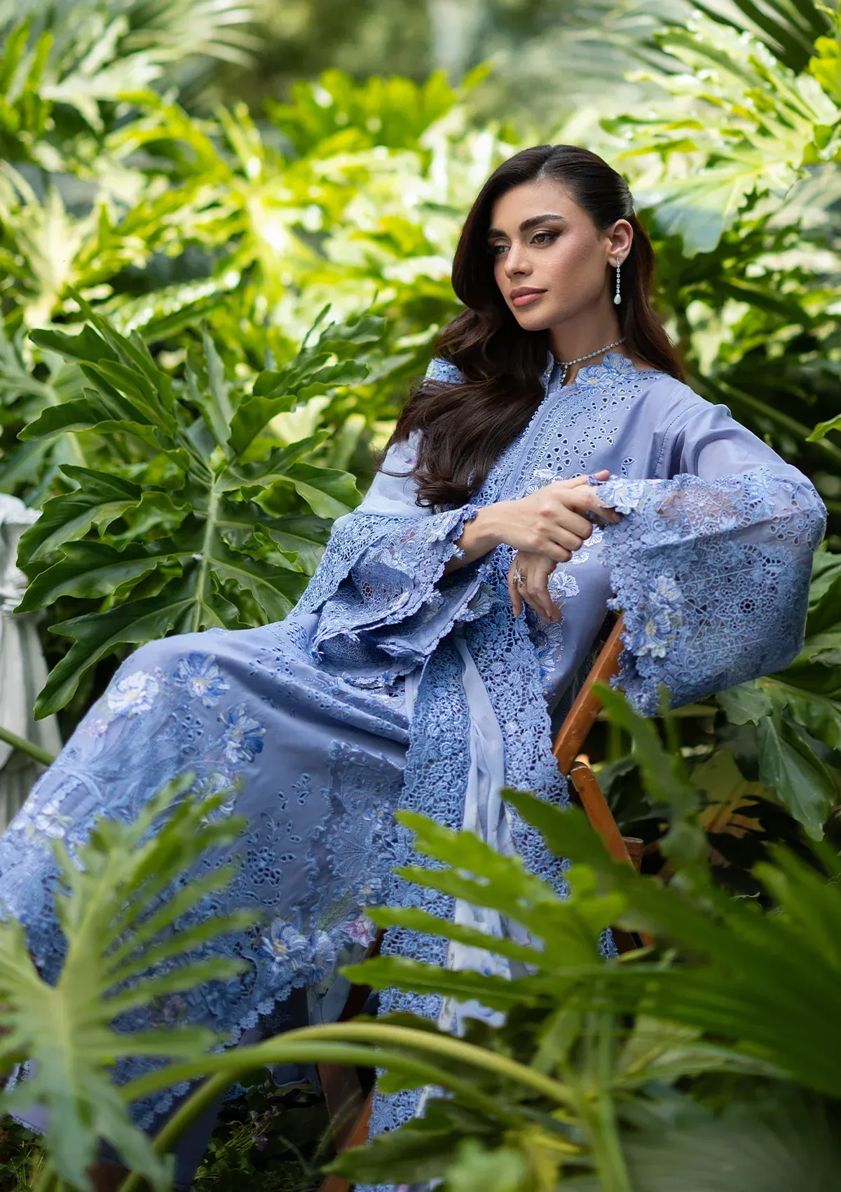Elaf Luxury Lawn Vol 2 | 2026 || ELQ-2B LAVENDER LUXE - Image 3