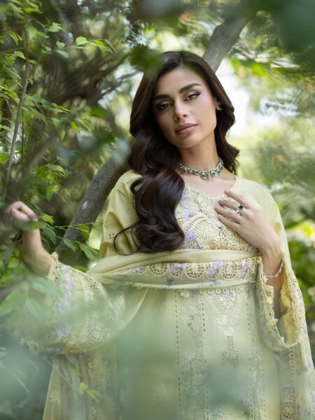 Elaf Luxury Lawn Vol 2 | 2026 || ELQ-3B EMERALD FERN