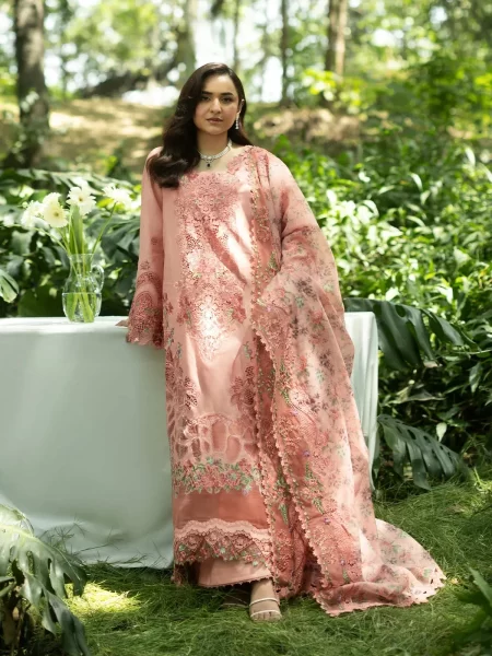 Elaf Luxury Lawn Vol 2 | 2026 || ELQ-5A ENDLESS LOVE