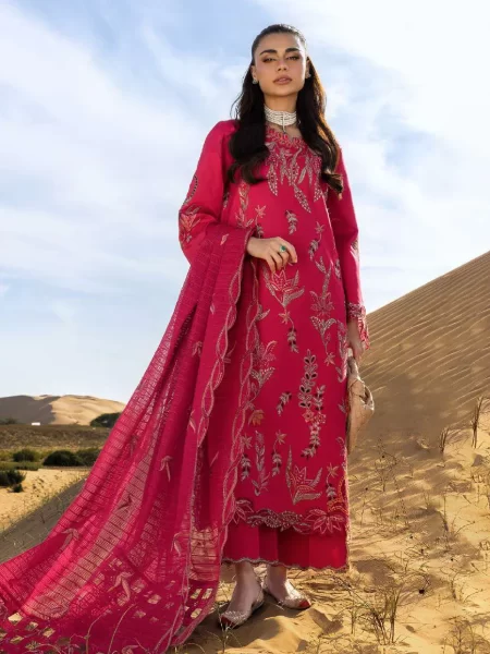 Rang Rasiya Premium Summer Lawn || D-09 SAFA