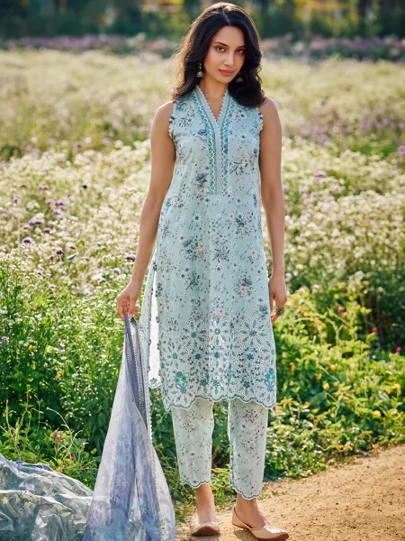 IMAGE SPRING PRINTKARI UN-STITCHED 3PC | D23