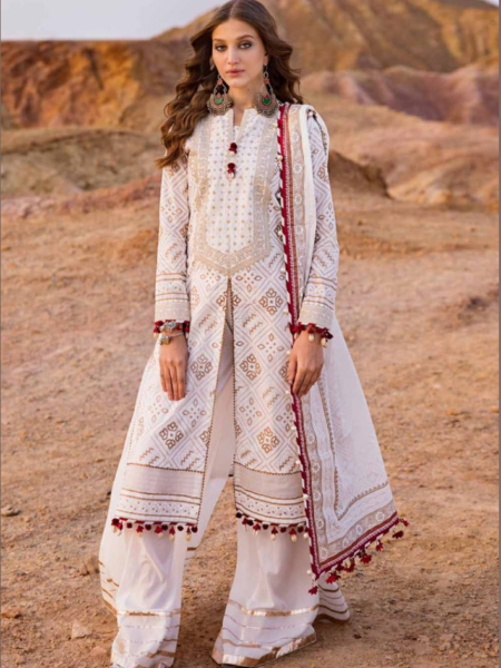 Lawn Suit with Lawn Dupatta