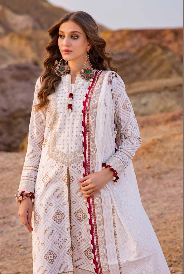Lawn Suit with Lawn Dupatta - Image 3