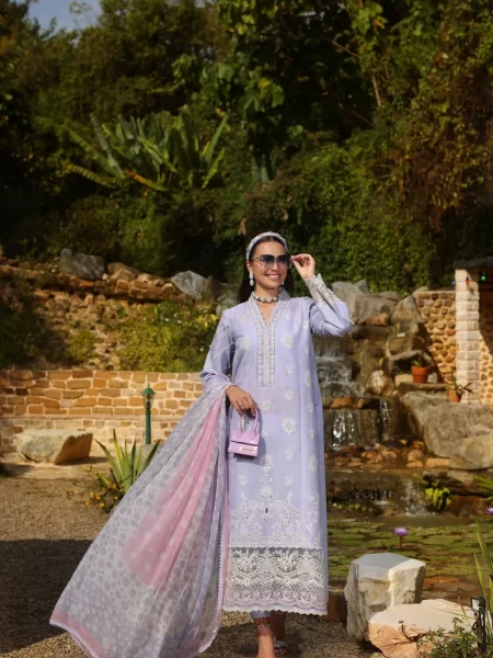 Noor by Saadia Asad | Luxe Chikankari 25 | D3-A