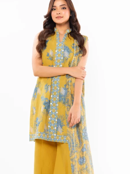 Alkaram Studio SS-09-24 Yellow Spring Summer Collection