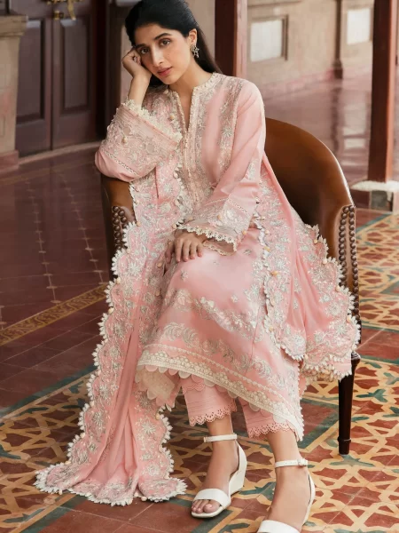 Zaha Festive Lawn Collection – ELA (ZF-06)