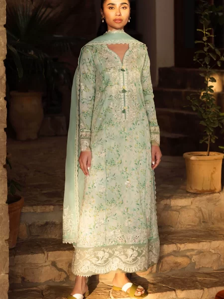 Zaha Luxury Lawn Collection 2024 – SEZEM (ZL24-13 B)